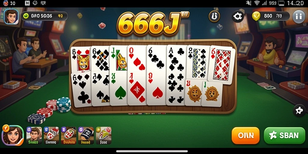 Gameplay seru dari 666J yang penuh tantangan Domino.