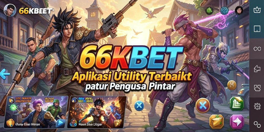 Tampilan antarmuka utama 66KBET yang user-friendly dan fungsional.
