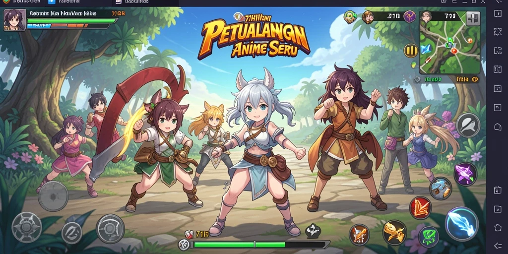 Tangkapan layar dari gameplay 71H yang menarik dan penuh warna.