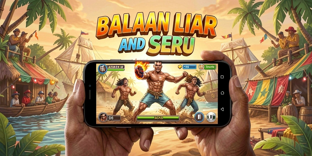 Tangkapan layar gameplay ATM138 yang menampilkan aksi balapan seru di lintasan.
