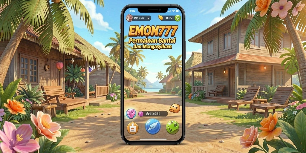 Tampilan gameplay seru dan mengasyikkan dari EMON777.