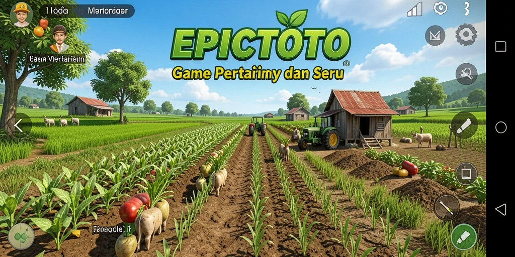 Tangkapan layar EPICTOTO menampilkan petani yang sedang merawat kebun mereka.