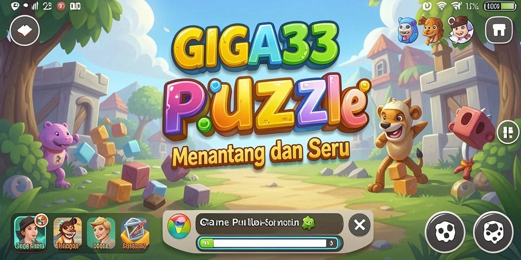 Tampilan gameplay GIGA33 yang menantang dan adiktif.
