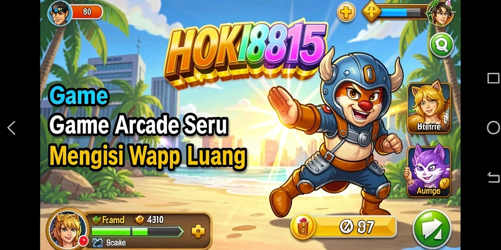 Tampilan menarik dari HOKI8815 menunjukkan gameplay Arcade yang seru.