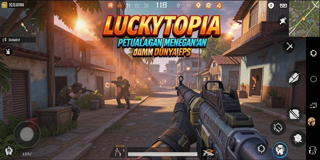 Tangkapan layar gameplay menarik dari LUCKYTOPIA.