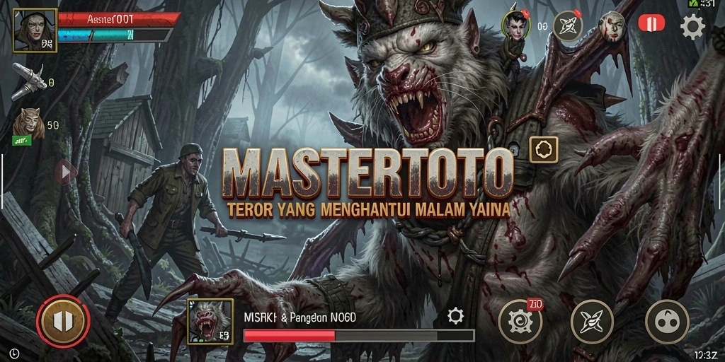 Screenshot MASTERTOTO menampilkan suasana menyeramkan yang mendebarkan.