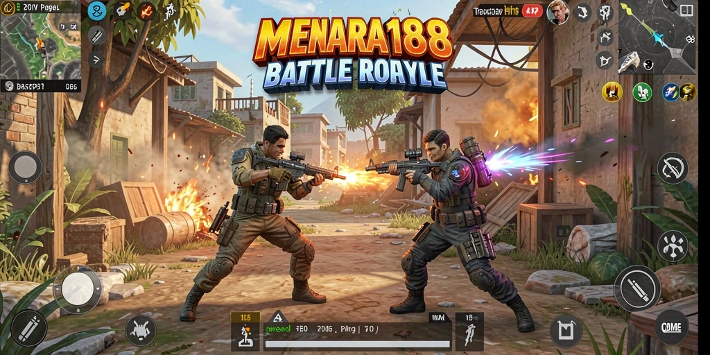 Gameplay intens dari MENARA188 di medan pertempuran yang luas.