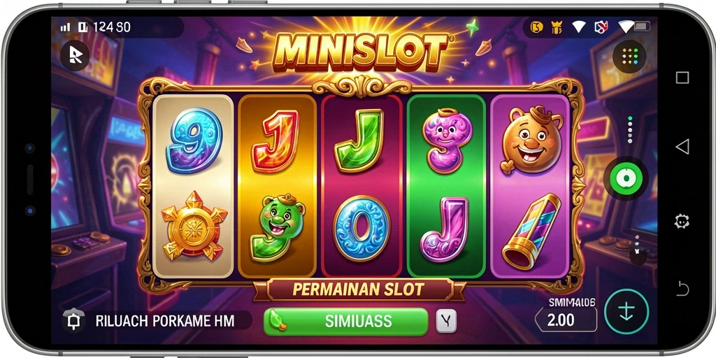 Tampilan gameplay MINISLOT yang seru dan menarik.