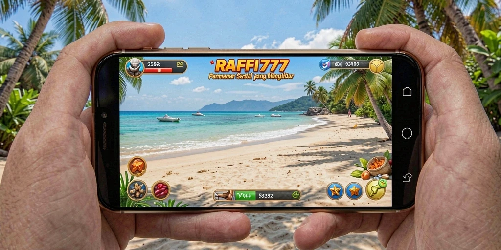 Tampilan gameplay seru dari RAFFI777 yang menghibur.