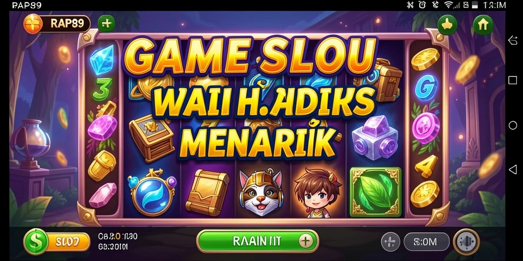 Tangkapan layar menunjukkan epik permainan Slot RAP89 yang menarik.