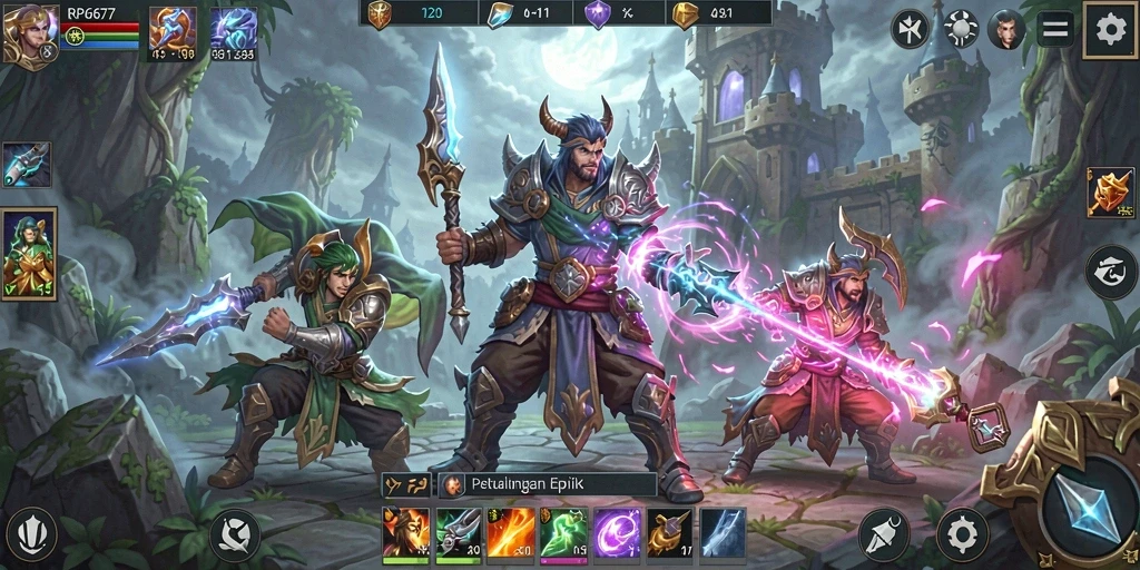 Tayangan gameplay RP6677 yang mendebarkan dan penuh aksi.