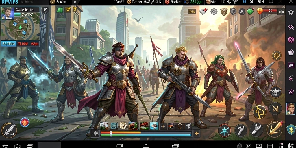 Tampilan gameplay RPVIP8 yang menegangkan dan strategis.