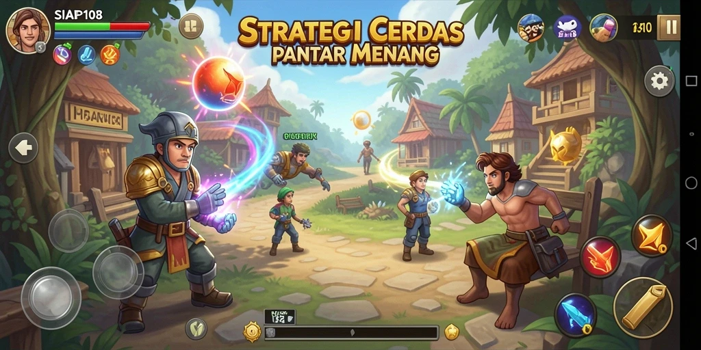 Tampilan gameplay strategis yang menantang di SIAP108.