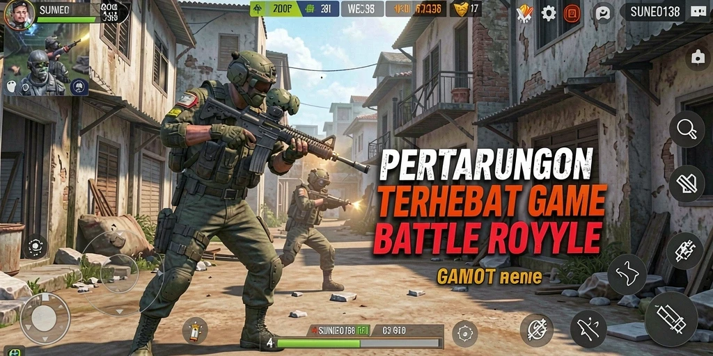 Tampilan gameplay SUNEO138 yang mendebarkan dengan aksi pertempuran intens.
