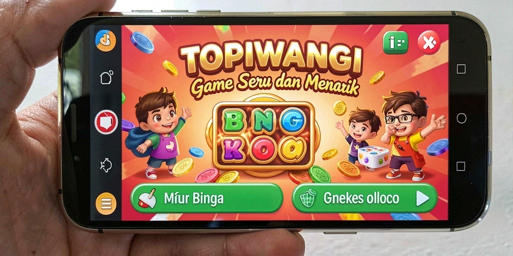 Screenshot gameplay <strong>TOPIWANGI</strong> menunjukkan momen seru dalam permainan Bingo.