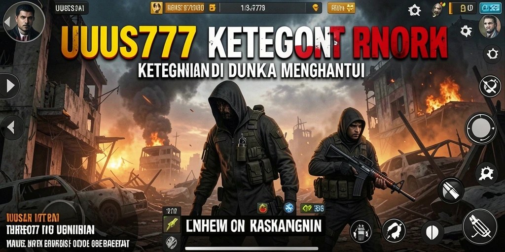 Screenshot gameplay UUS777 menampilkan suasana Horror yang mencekam.