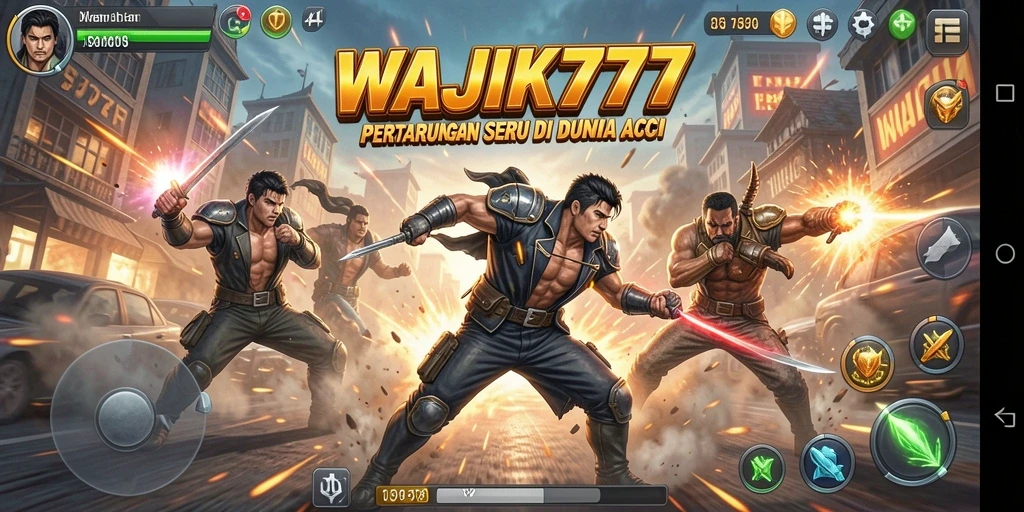 Tangkapan layar WAJIK777 menampilkan aksi pertarungan yang seru dan mendebarkan.
